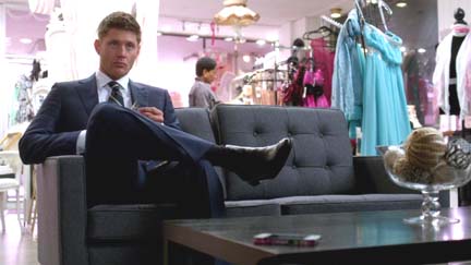 Dean and Charlie go shopping.